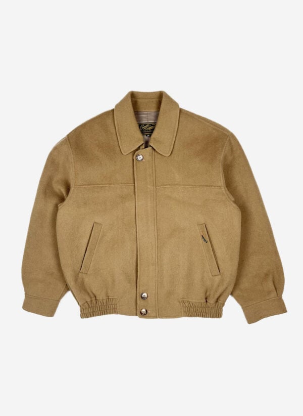Vintage Crocodile Jacke beige