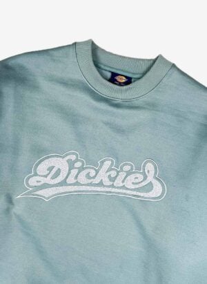 Vintage Dickies Sweater embroidered petrol