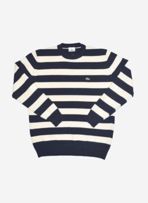 Vintage Lacoste Knit Sweater gestreift