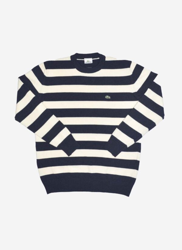 Vintage Lacoste Knit Sweater gestreift