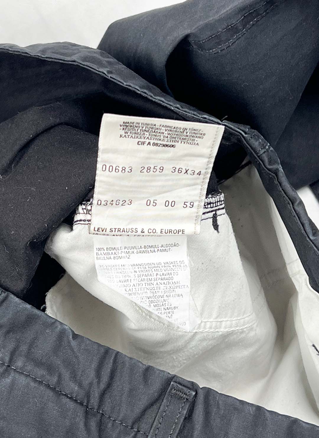 Vintage Levi's all-duty Hose schwarz – Bild 4