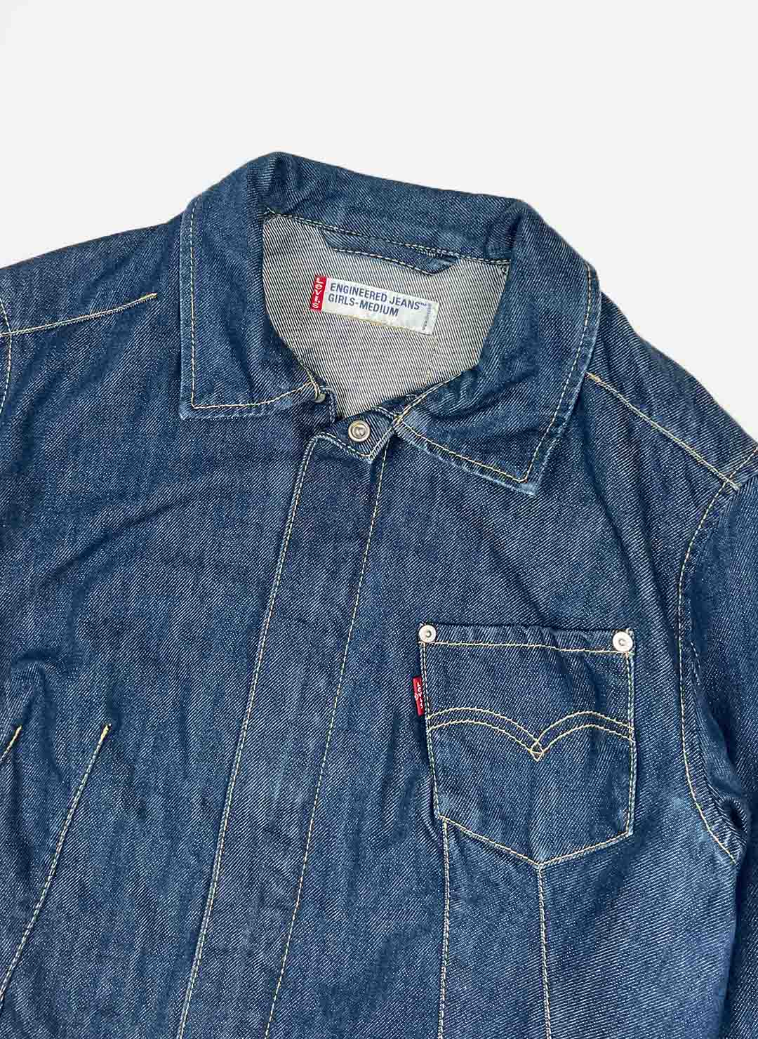 Vintage Levi's engineered women's Jeansjacke cropped – Bild 2