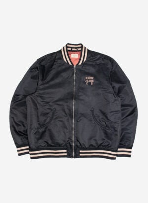 Vintage Nudie Jeans Bomberjacke schwarz