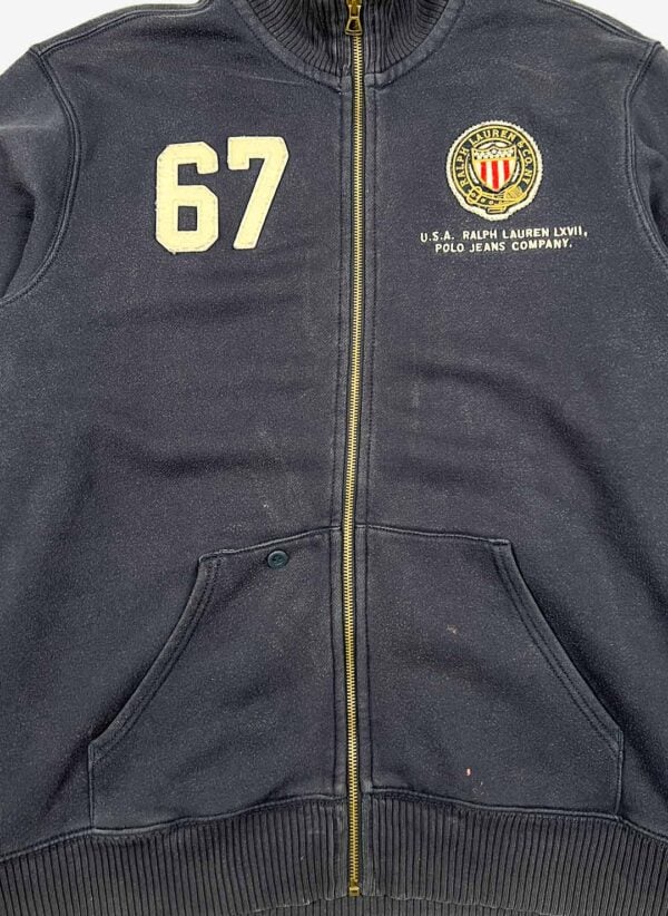 Vintage Polo Jeans Comp. Ralph Lauren Zipper navy – Bild 4
