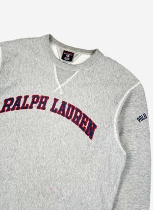 Vintage Polo Jeans Ralph Lauren Sweater grau