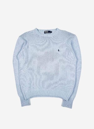 Vintage Polo Ralph Lauren Knit Sweater babyblau