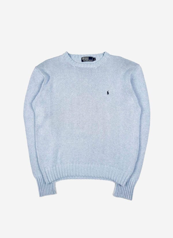Vintage Polo Ralph Lauren Knit Sweater babyblau