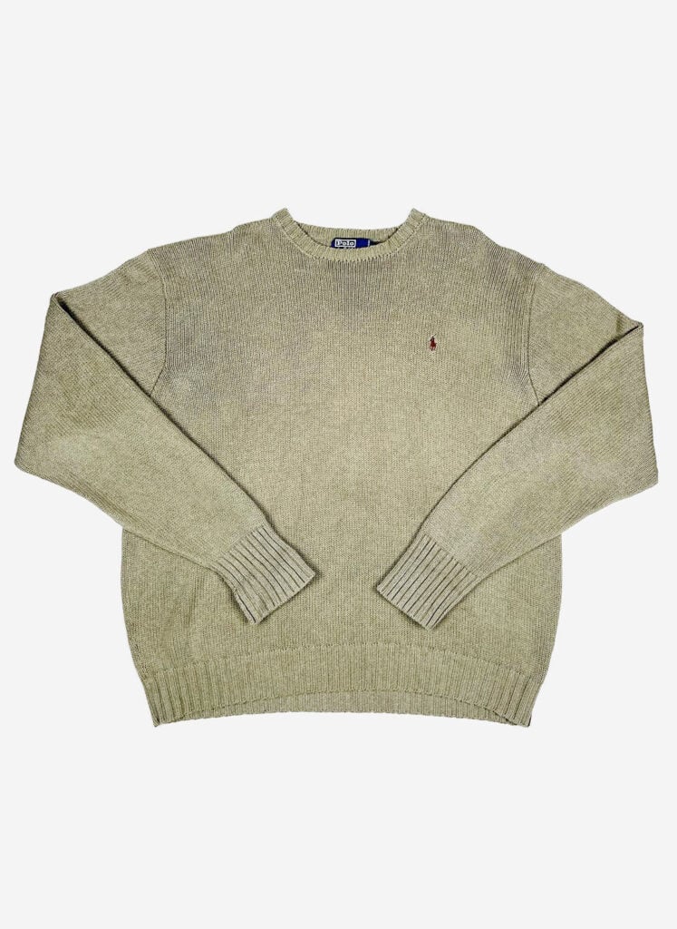 Vintage Polo Ralph Lauren Strickpullover oliv