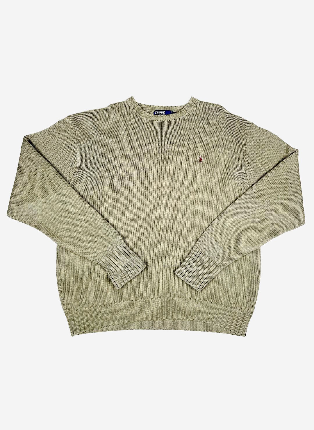 Vintage Polo Ralph Lauren Strickpullover oliv