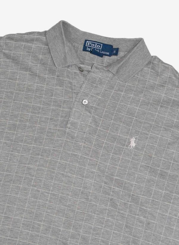 Vintage Polo Ralph Lauren Poloshirt grau – Bild 2