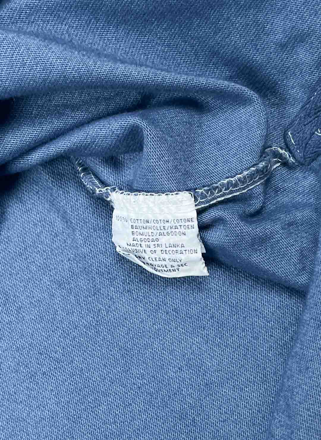 Vintage Polo Ralph Lauren Rugbyshirt blau – Bild 4