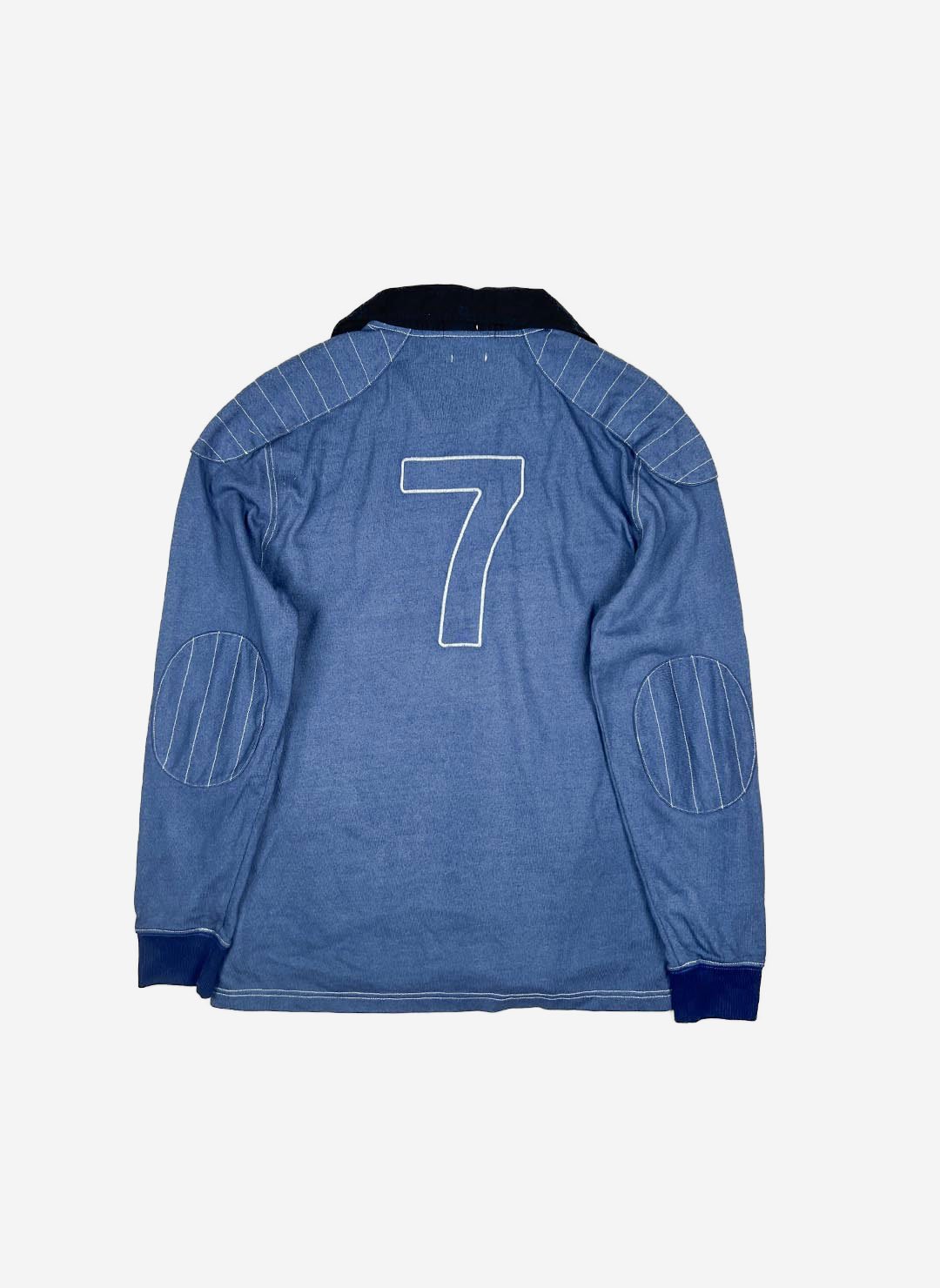Vintage Polo Ralph Lauren Rugbyshirt blau – Bild 3