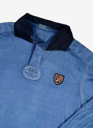 Vintage Polo Ralph Lauren Rugbyshirt blau