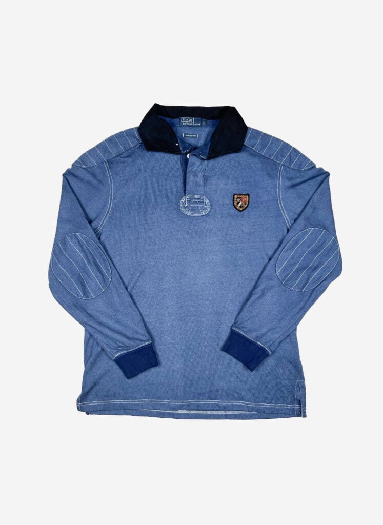 Vintage Polo Ralph Lauren Rugbyshirt blau