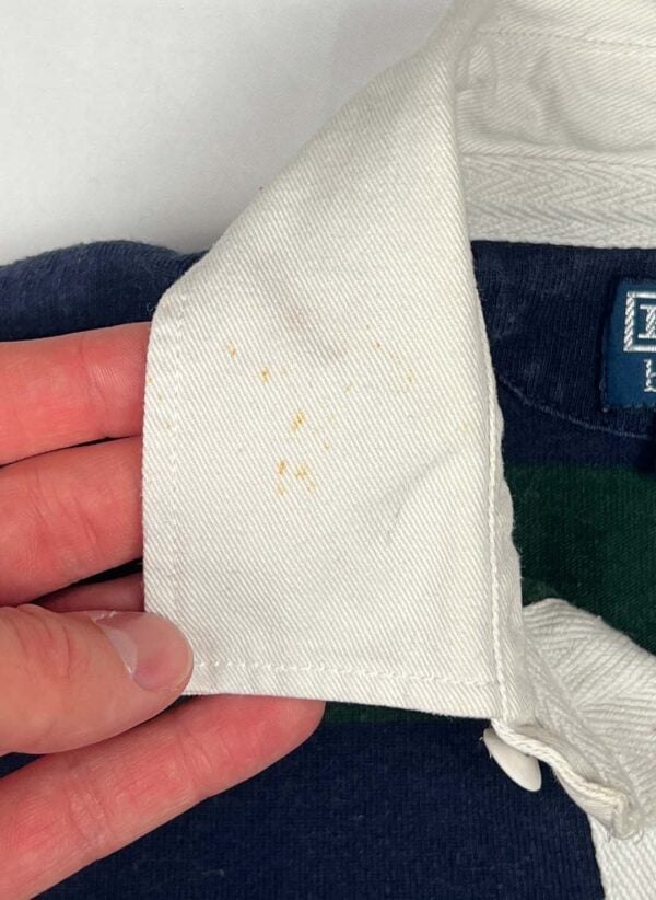 Vintage Polo Ralph Lauren Rugbyshirt navy grün – Bild 4