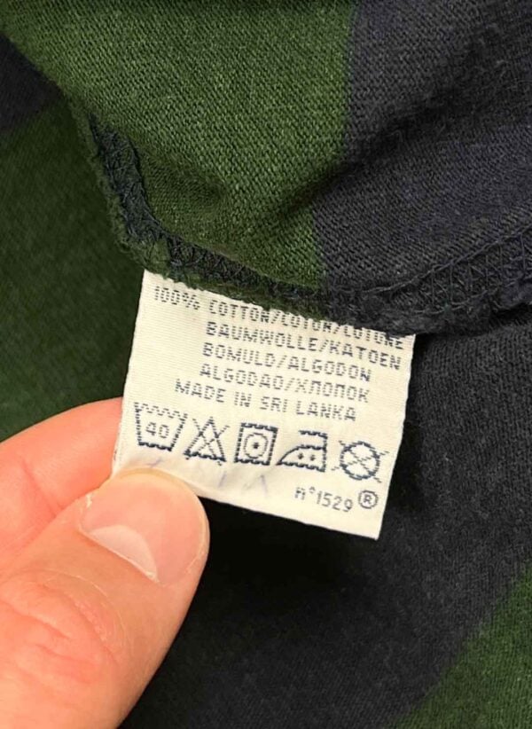 Vintage Polo Ralph Lauren Rugbyshirt navy grün – Bild 3