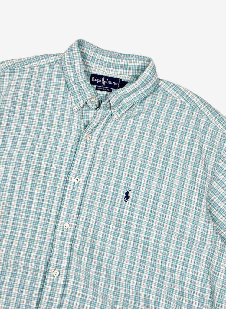 Vintage Ralph Lauren Kurzarmhemd kariert