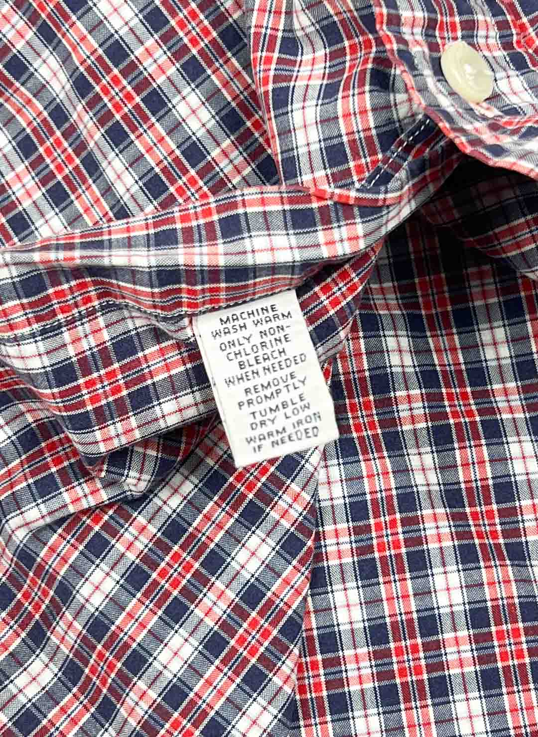 Vintage Ralph Lauren Kurzarmhemd kariert – Bild 3