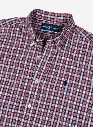 Vintage Ralph Lauren Kurzarmhemd kariert