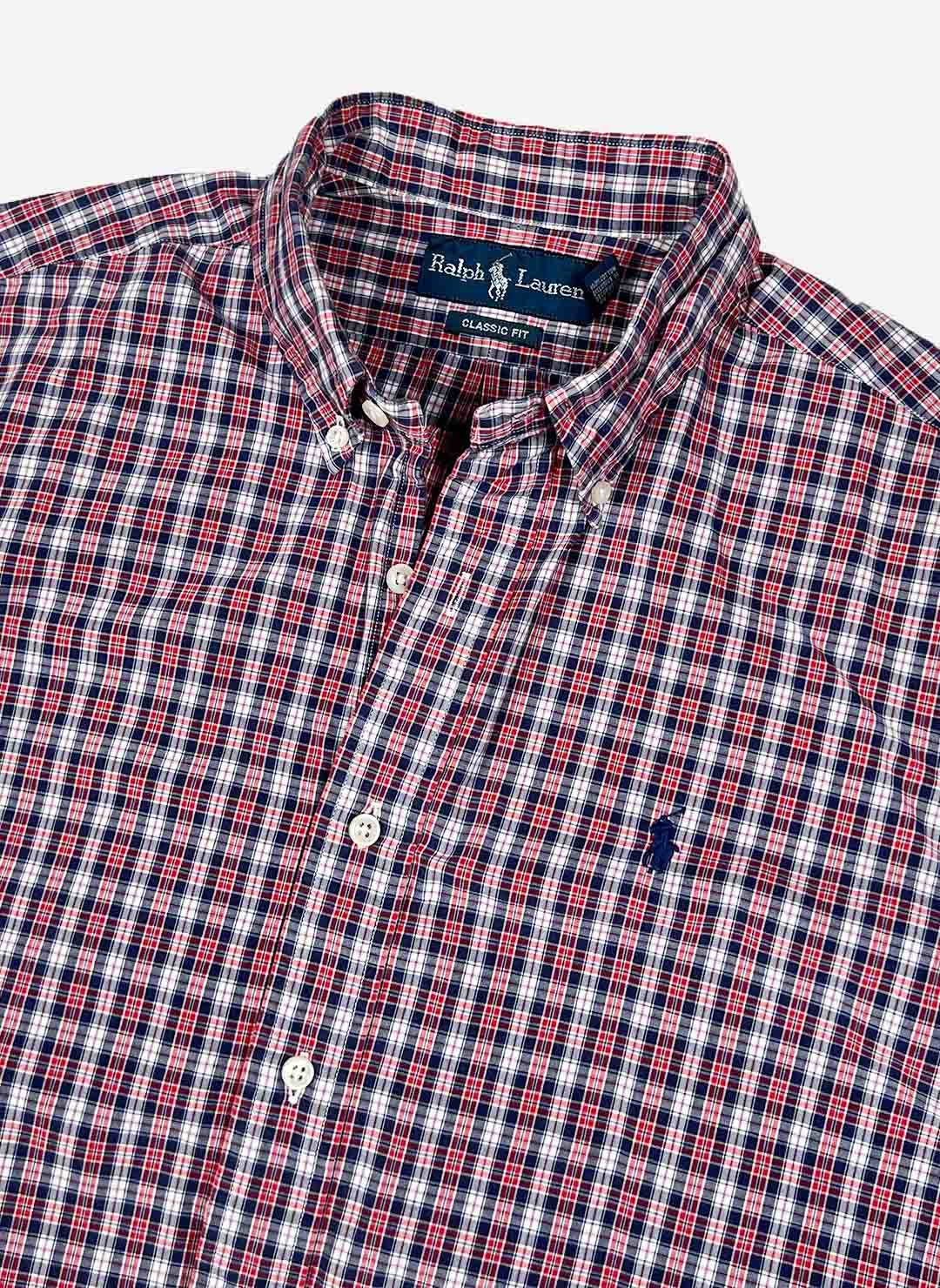 Vintage Ralph Lauren Kurzarmhemd kariert – Bild 2