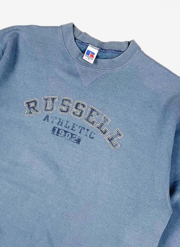 Vintage Russell Athletic Sweater blau – Bild 2