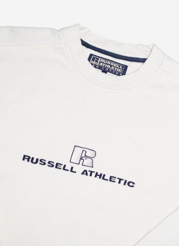 Vintage Russell Athletic Sweater creme – Bild 2