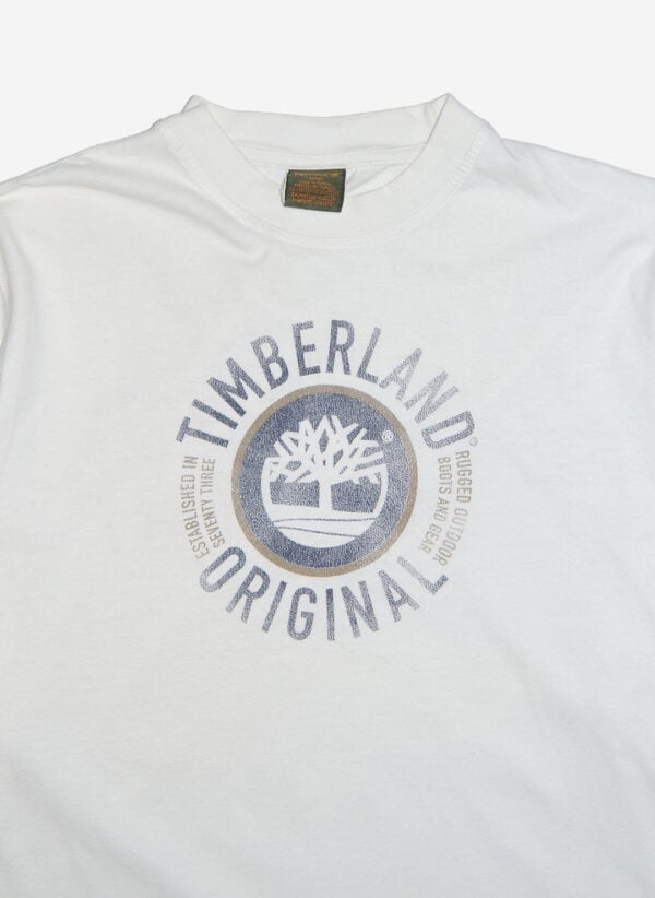 Vintage Timberland Longsleeve weiß – Bild 2