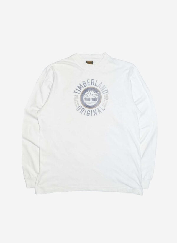 Vintage Timberland Longsleeve weiß