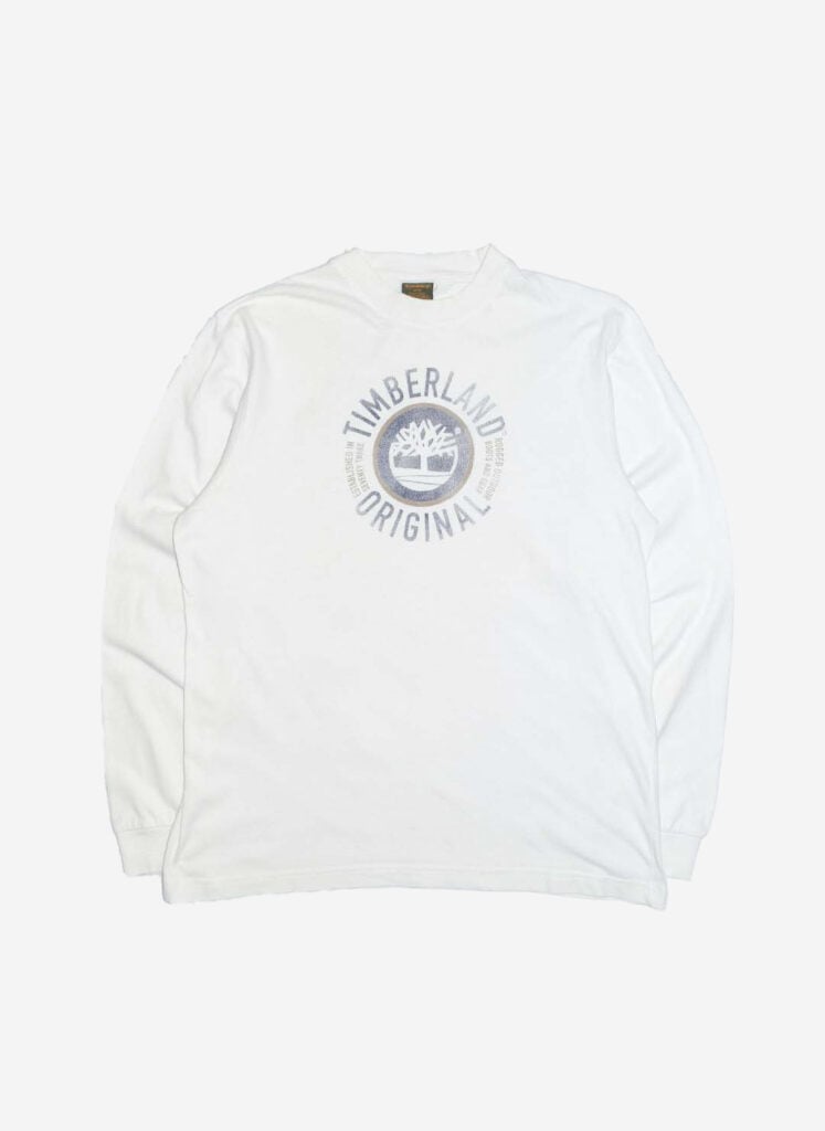 Vintage Timberland Longsleeve weiß