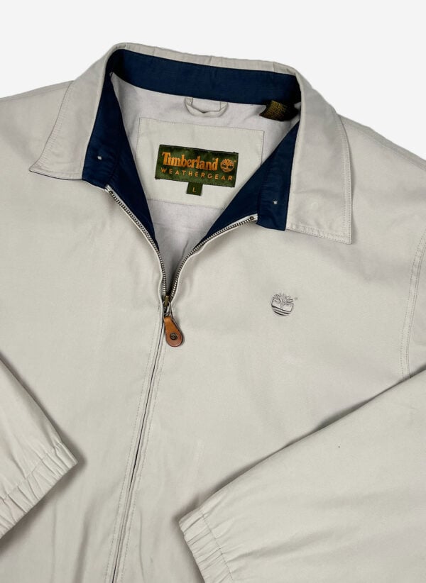 Vintage Timberland Weathergear Harringtonjacke grau – Bild 2