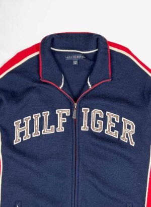 Vintage Tommy Hilfiger Zipper Merinowolle