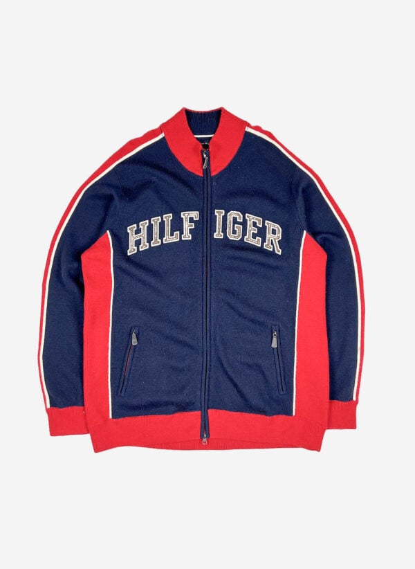 Vintage Tommy Hilfiger Zipper Merinowolle