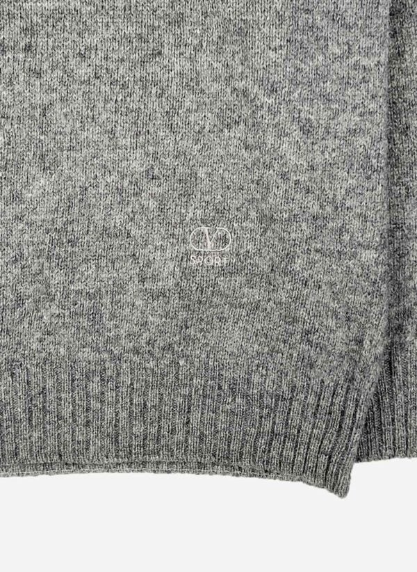 Vintage Valentino Wollpullover grau – Bild 3