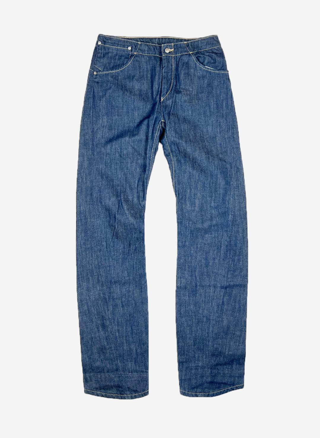 Vintage Y2K Levi's custom Jeans dunkelblau – Bild 2