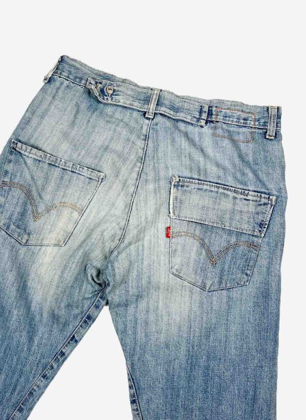 Vintage Y2K Levi's custom flared Jeans distressed – Bild 4
