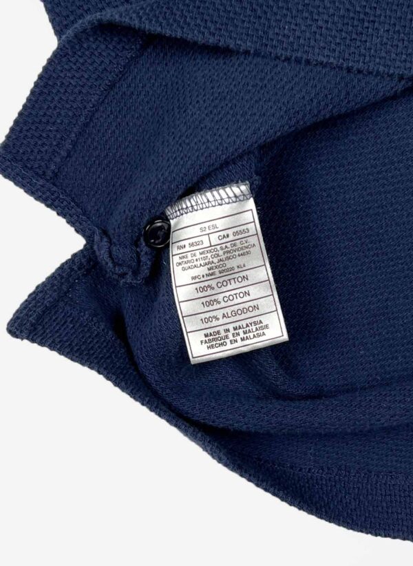Vintage Y2K Nike Poloshirt navy – Bild 4
