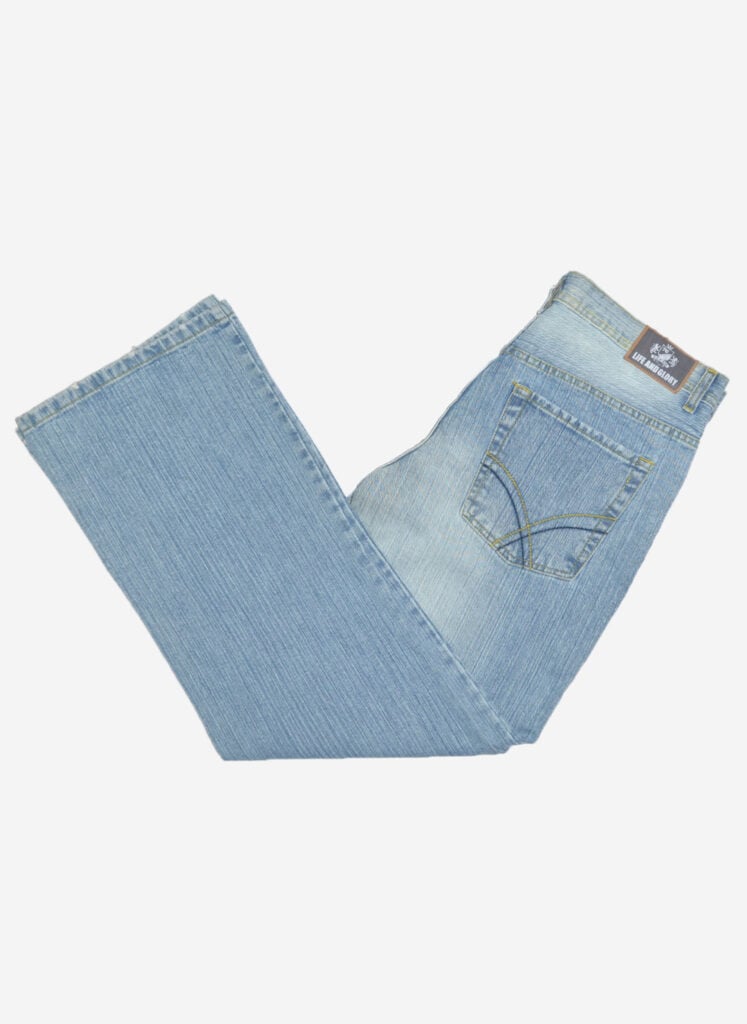 Vintage flared Jeans hellblau