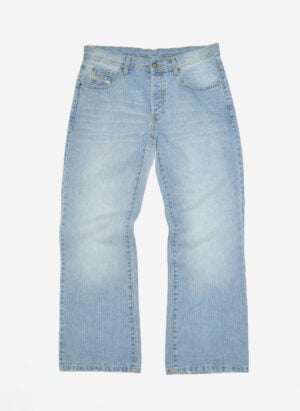 Vintage flared Jeans hellblau