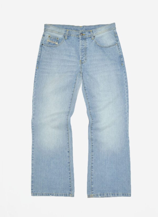 Vintage flared Jeans hellblau – Bild 2