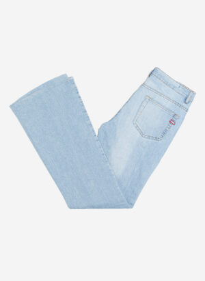 Vintage women’s flared Jeans hellblau