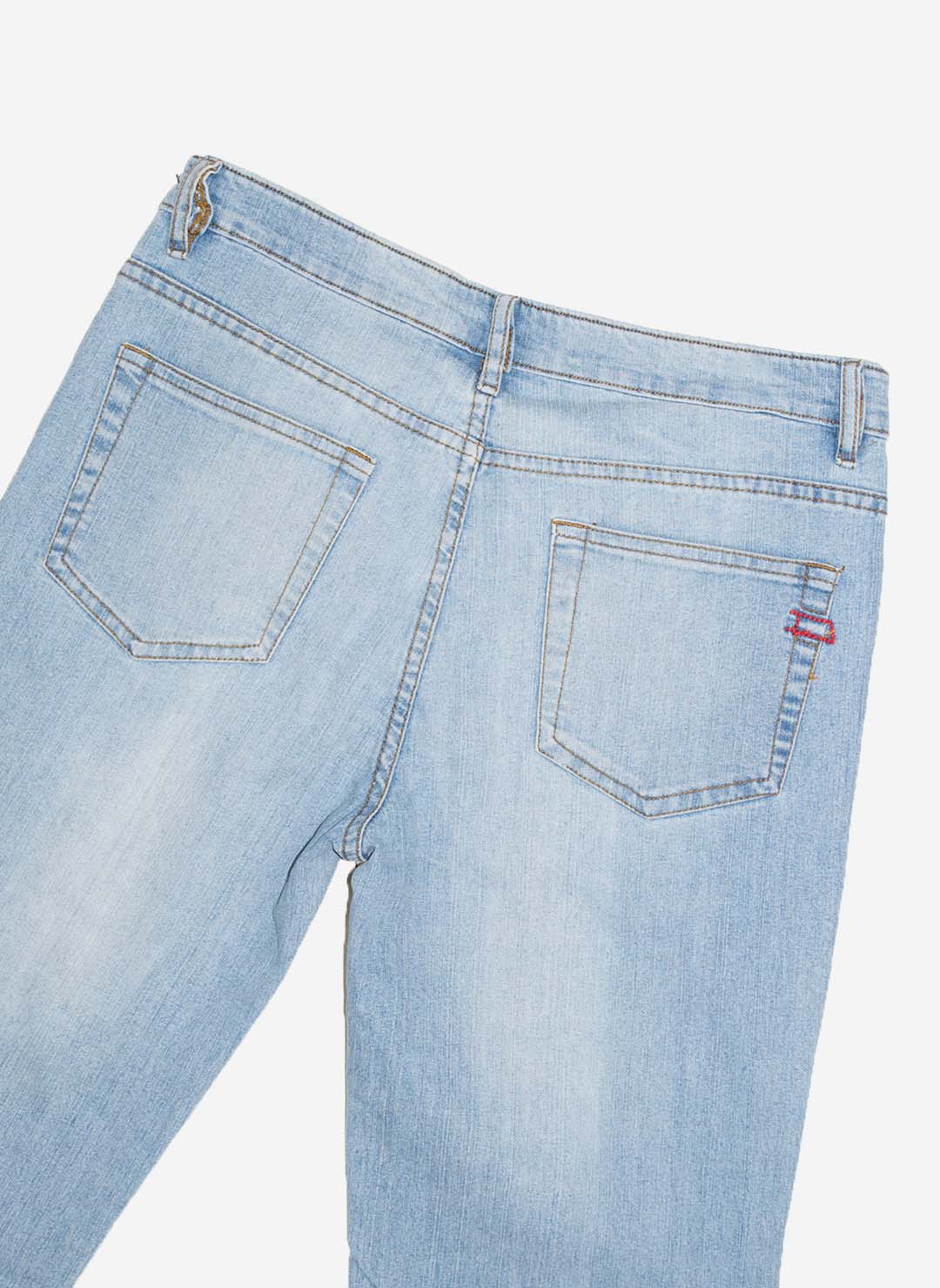 Vintage women's flared Jeans hellblau – Bild 3