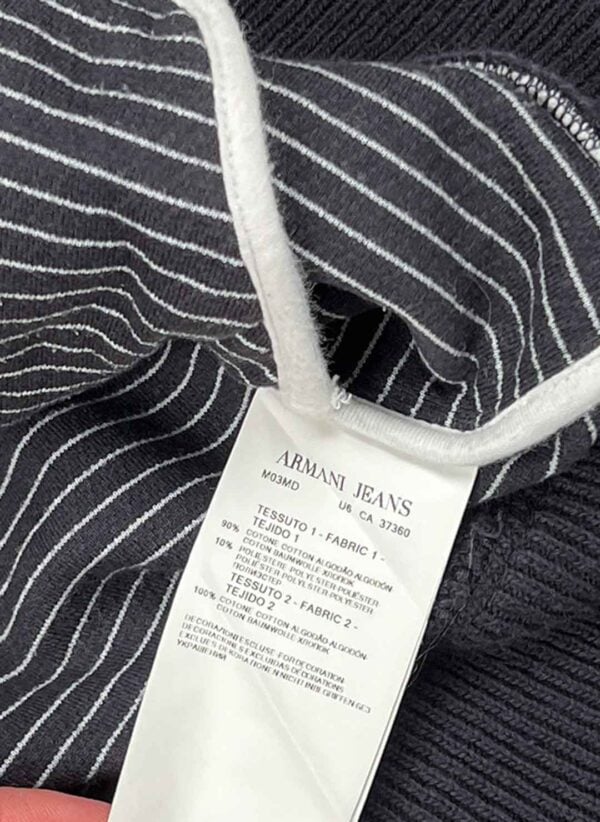Armani Jeans Baumwolljacke schwarz – Bild 5