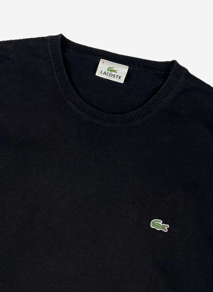Lacoste Strickpullover schwarz