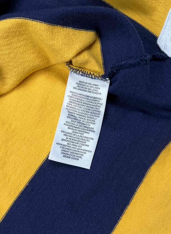 Polo Ralph Lauren Rugbyshirt navy gelb – Bild 3