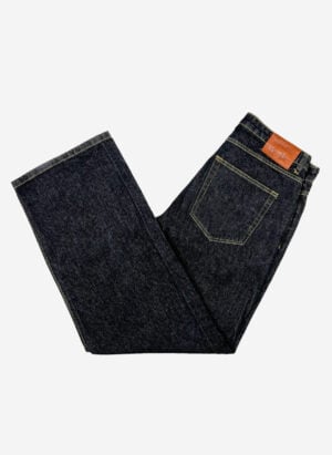 Protect Embroidered Baggyjeans dunkelgrau