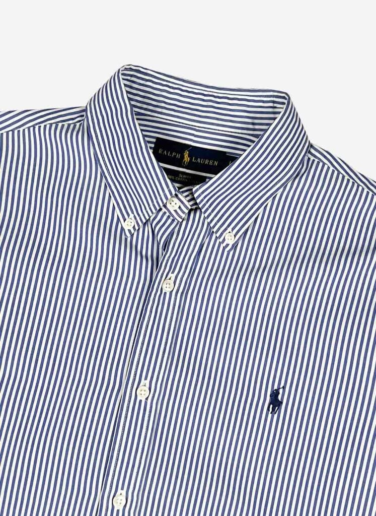 Ralph Lauren Hemd blau gestreift