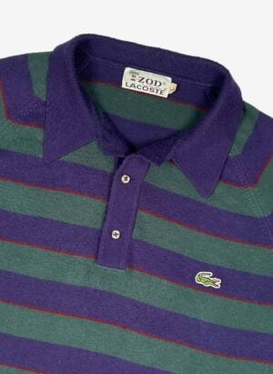 Vintage 60s Izod Lacoste Polo Strickpullover gestreift
