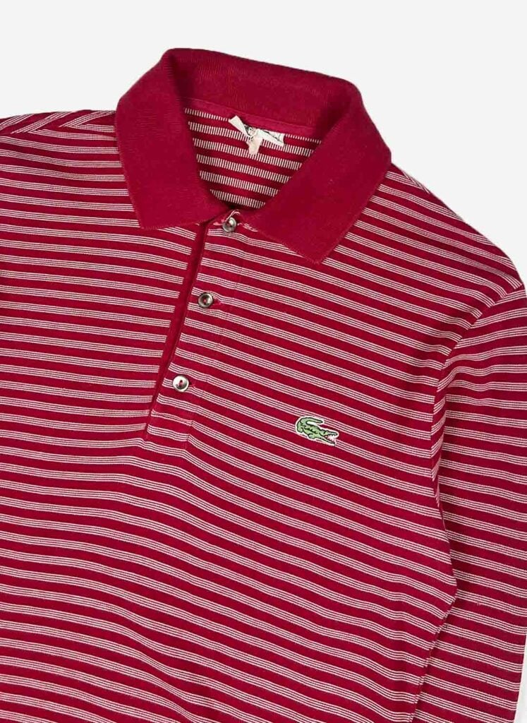 Vintage 80s Chemise Lacoste Longsleeve Poloshirt