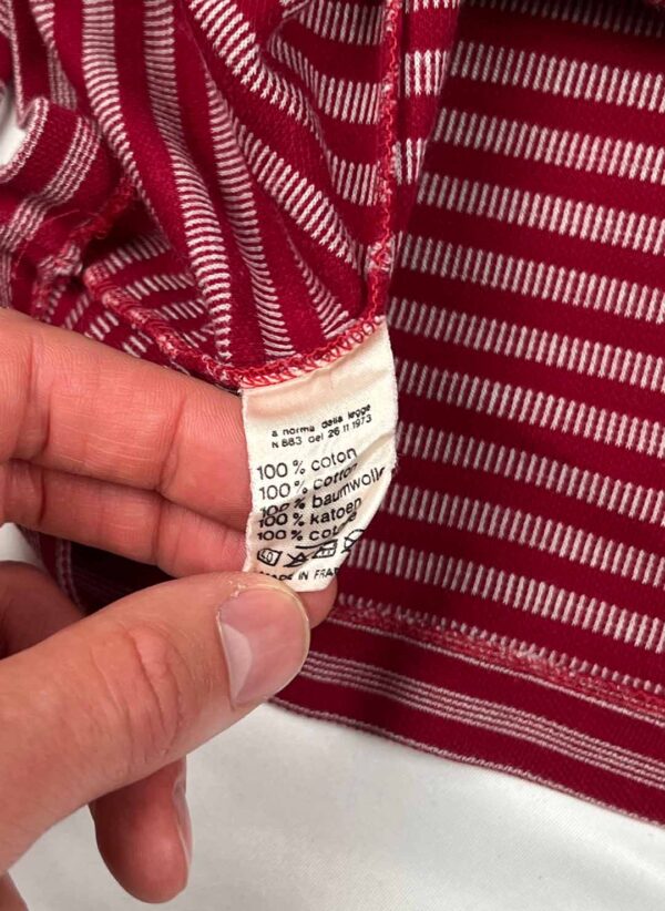 Vintage 80s Chemise Lacoste Longsleeve Poloshirt – Bild 3