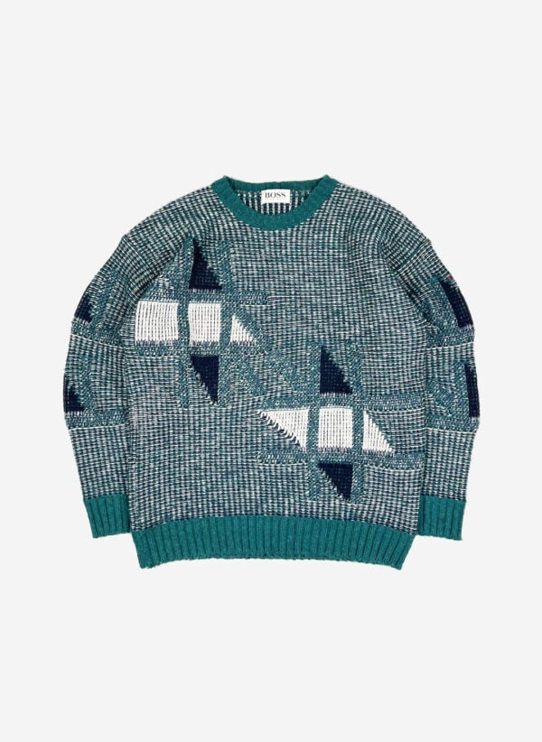 Vintage 80s Hugo Boss heavy Strickpullover
